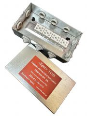 Коробка онестойкая КВМ-90К-8П-К6 (ø 6мм²)