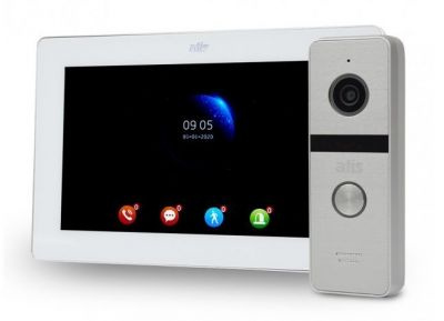Комплект видеодомофона ATIS AD-770FHD White + AT-400FHD Silver